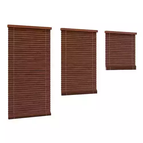 Wooden Shutters 1 3D model