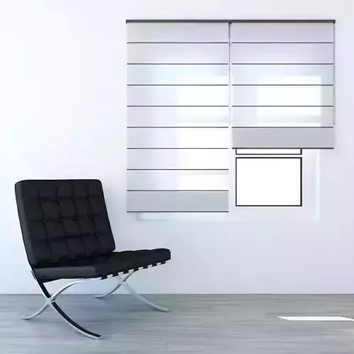 Flat White Blinds
