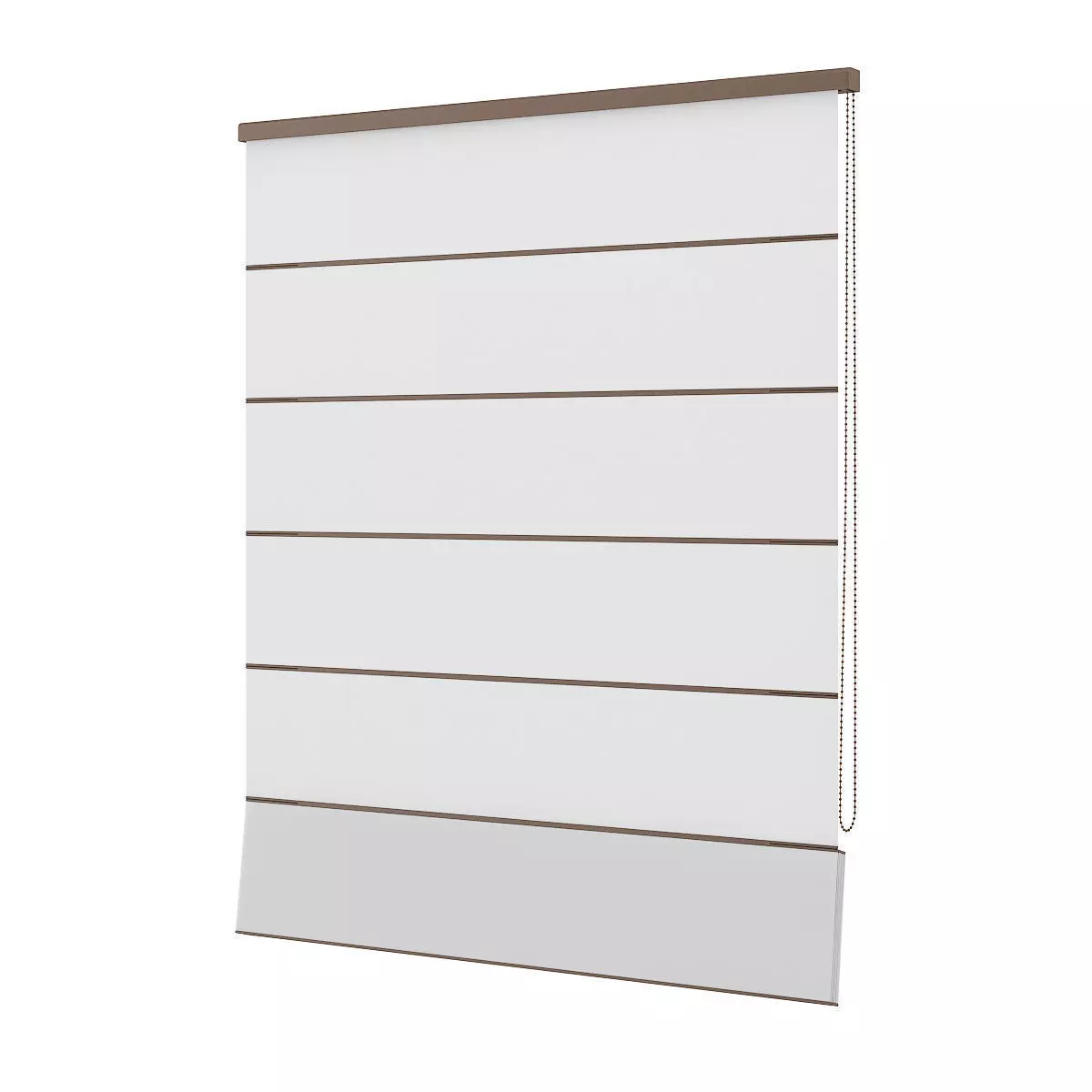 Flat White Blinds 3D model_3