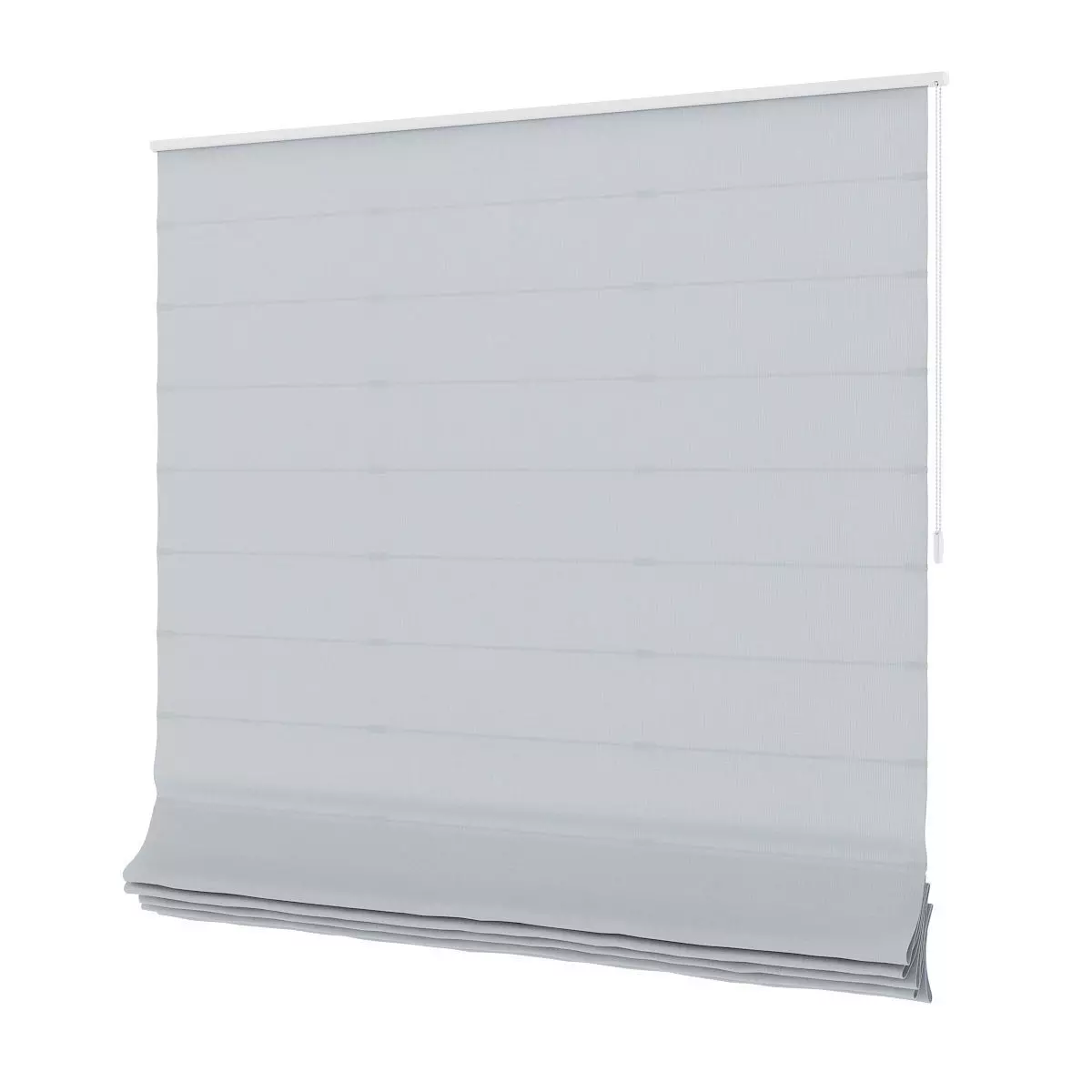 Grey Roman Blinds 3D model_2