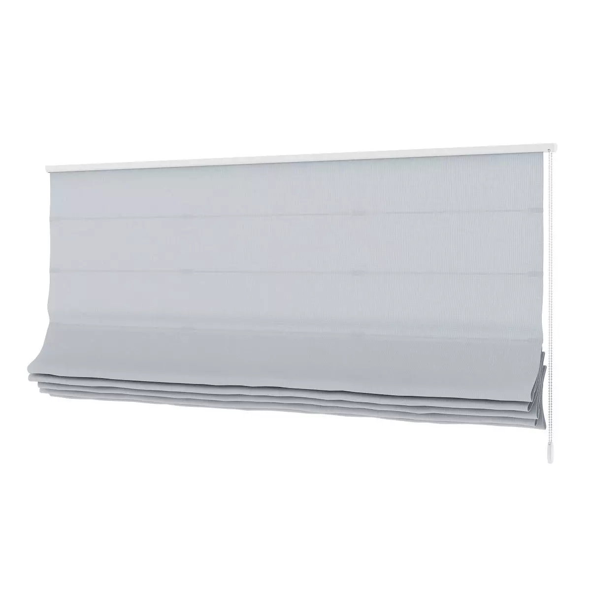 Grey Roman Blinds 3D model_4