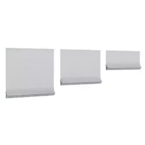 Grey Roman Blinds 3D model