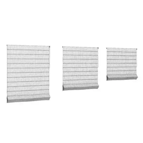 Blue Striped Roman Blinds