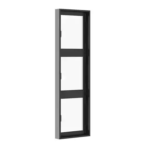 Black Metal Window 800mm x 2700mm
