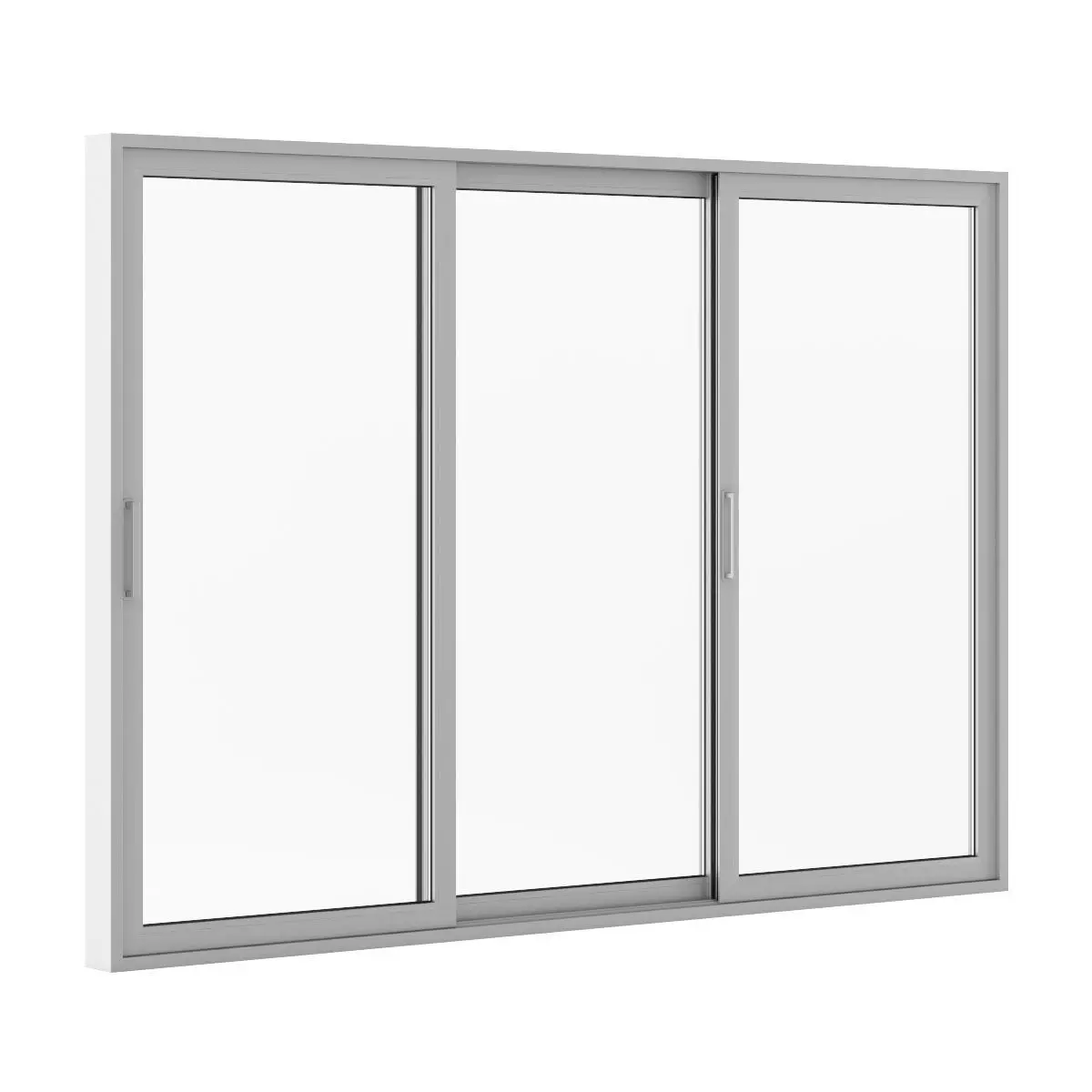 Sliding Metal Doors 3520mm x 2483mm 3D model_0