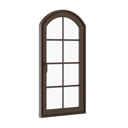 Brown Metal Window 940mm x 1820mm 3D model