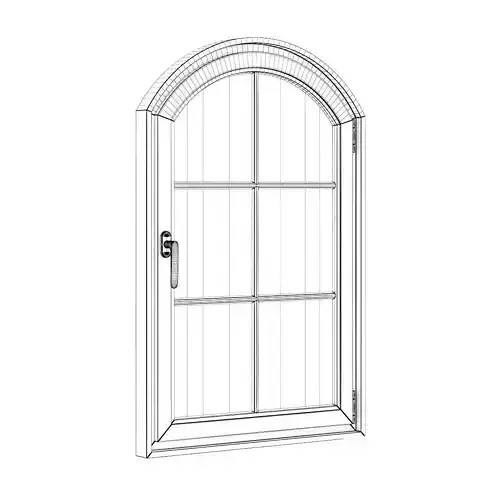 Brown Metal Window 940mm x 1440mm