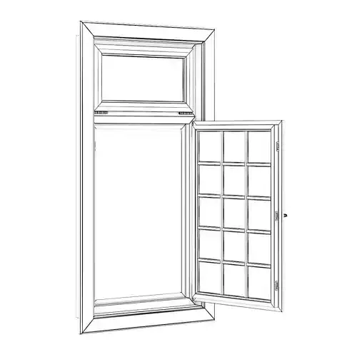 Plastic Window 1080mm x 2020mm