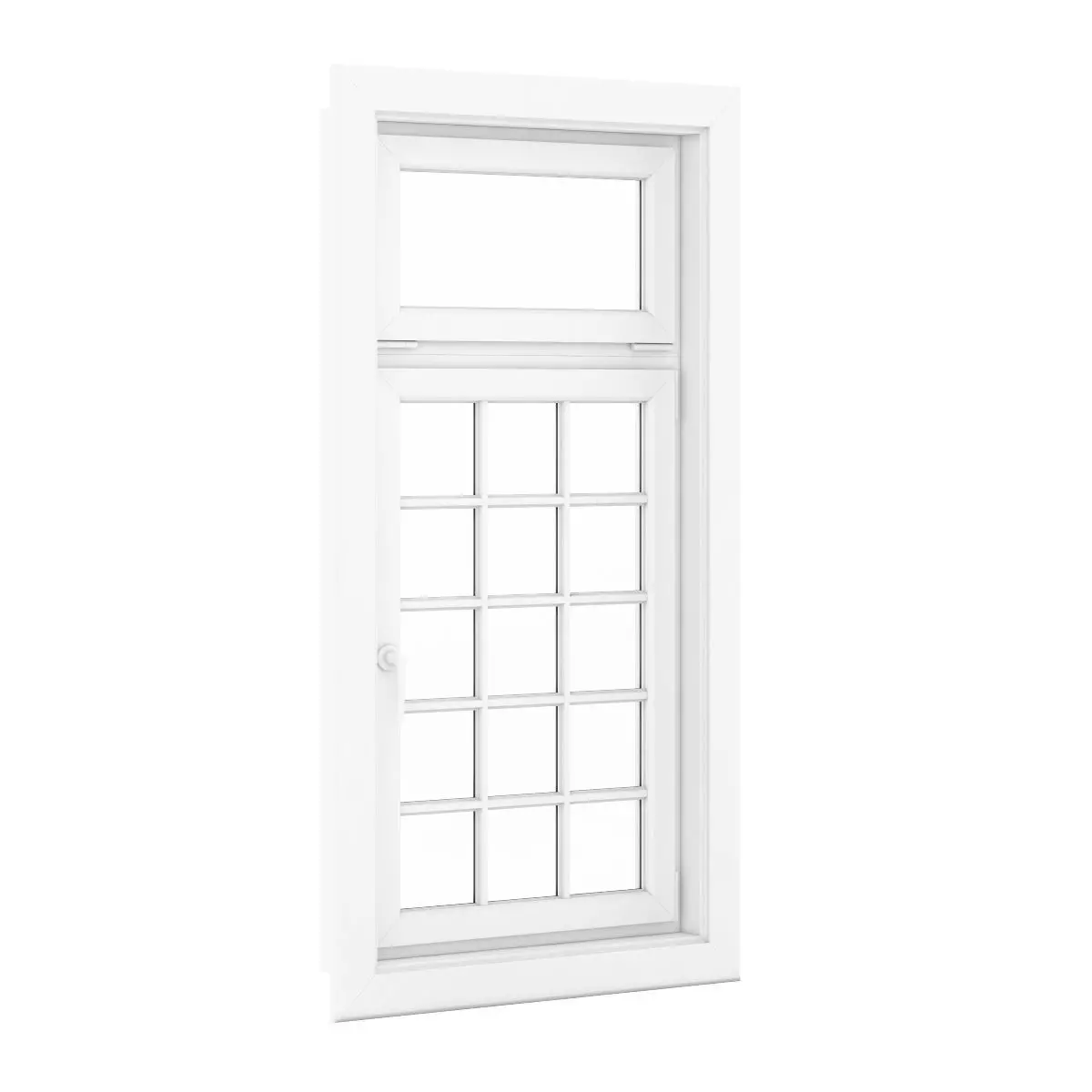 Plastic Window 1080mm x 2020mm 3D model_0