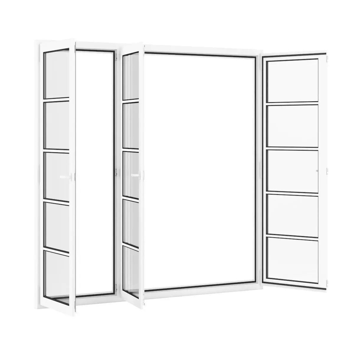 Plastic Window 2570mm x 2400mm 3D model_2