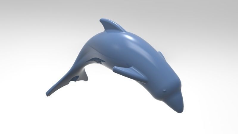 dolphin 3D model Free 3D print model_4
