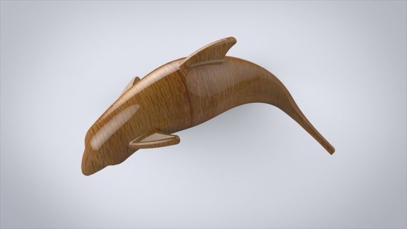 dolphin 3D model Free 3D print model_5