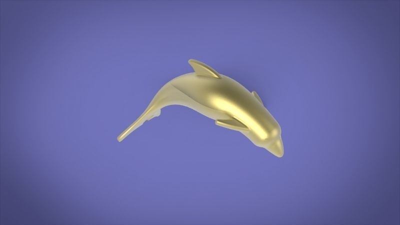 dolphin 3D model Free 3D print model_2