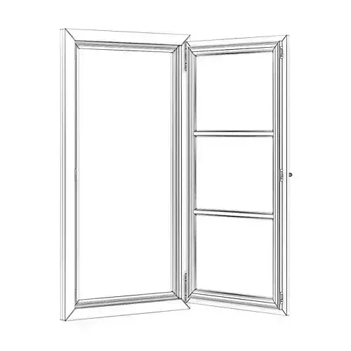 Plastic Window 800mm x 1520mm