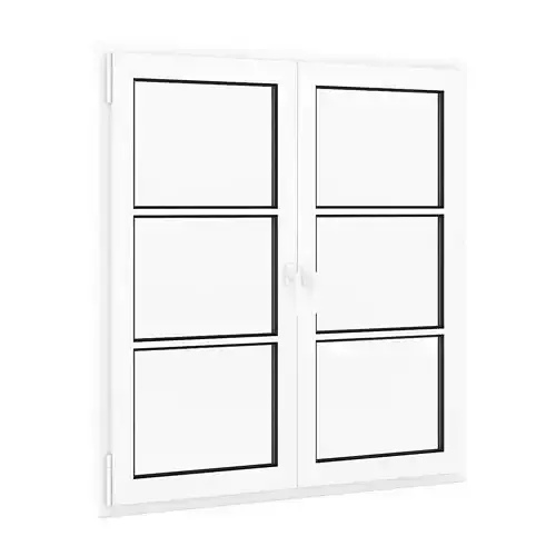 Plastic Window 1522mm x 1520mm 3D model