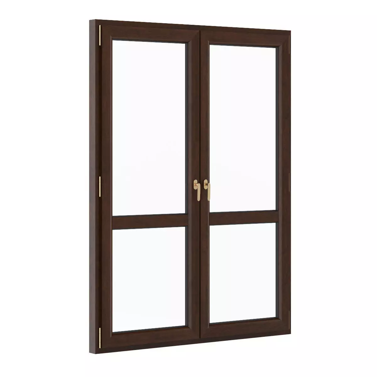 Wooden Window 1730mm x 2300mm 3D model_0