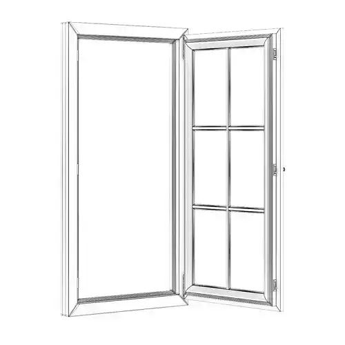 Wooden Window 800mm x 1600mm