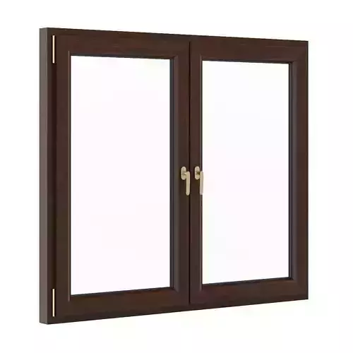 Wooden Window 1730mm x 1500mm 3D model