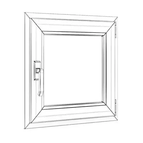 Metal Window 620mm x 600mm