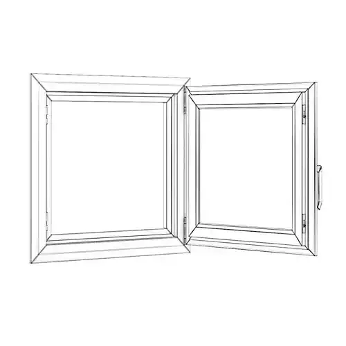 Metal Window 620mm x 600mm