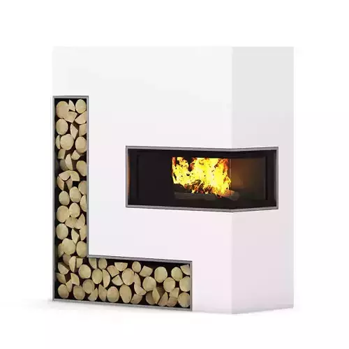 Large Wall Fireplace