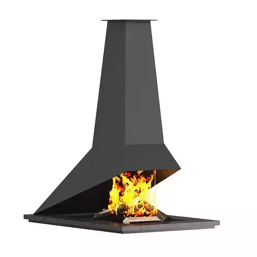 Modern Floor Fireplace