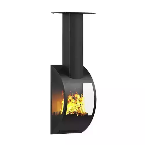 Modern Wall Fireplace 2