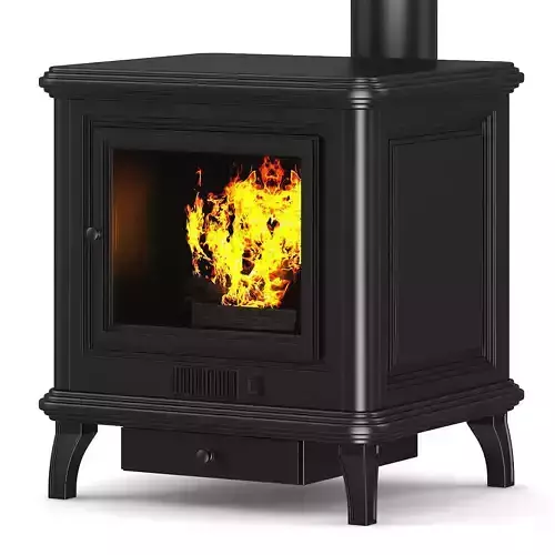 Classic Metal Fireplace