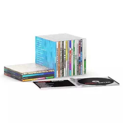 CD Music Set 2 3D model