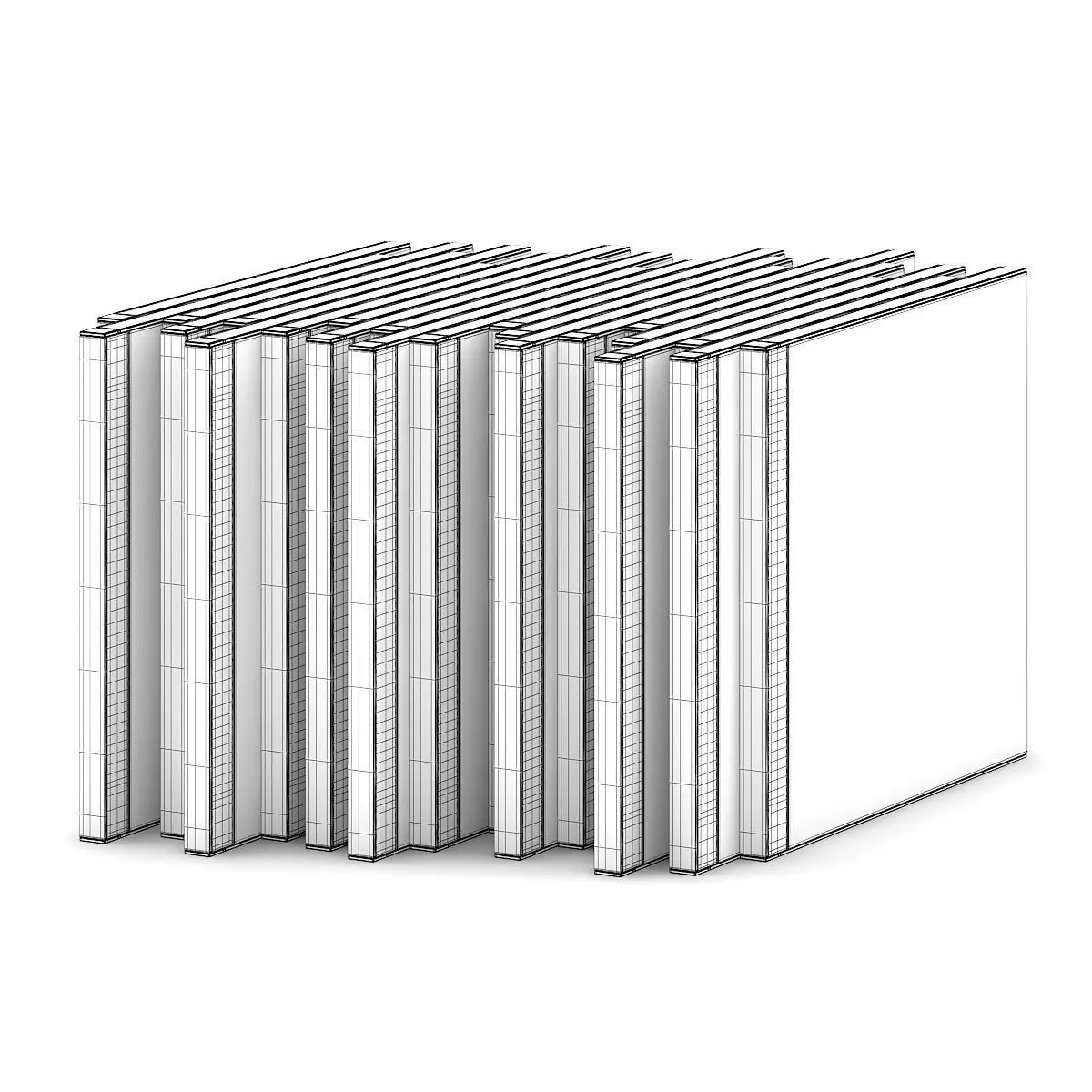 CD Music Set 1 3D model_4