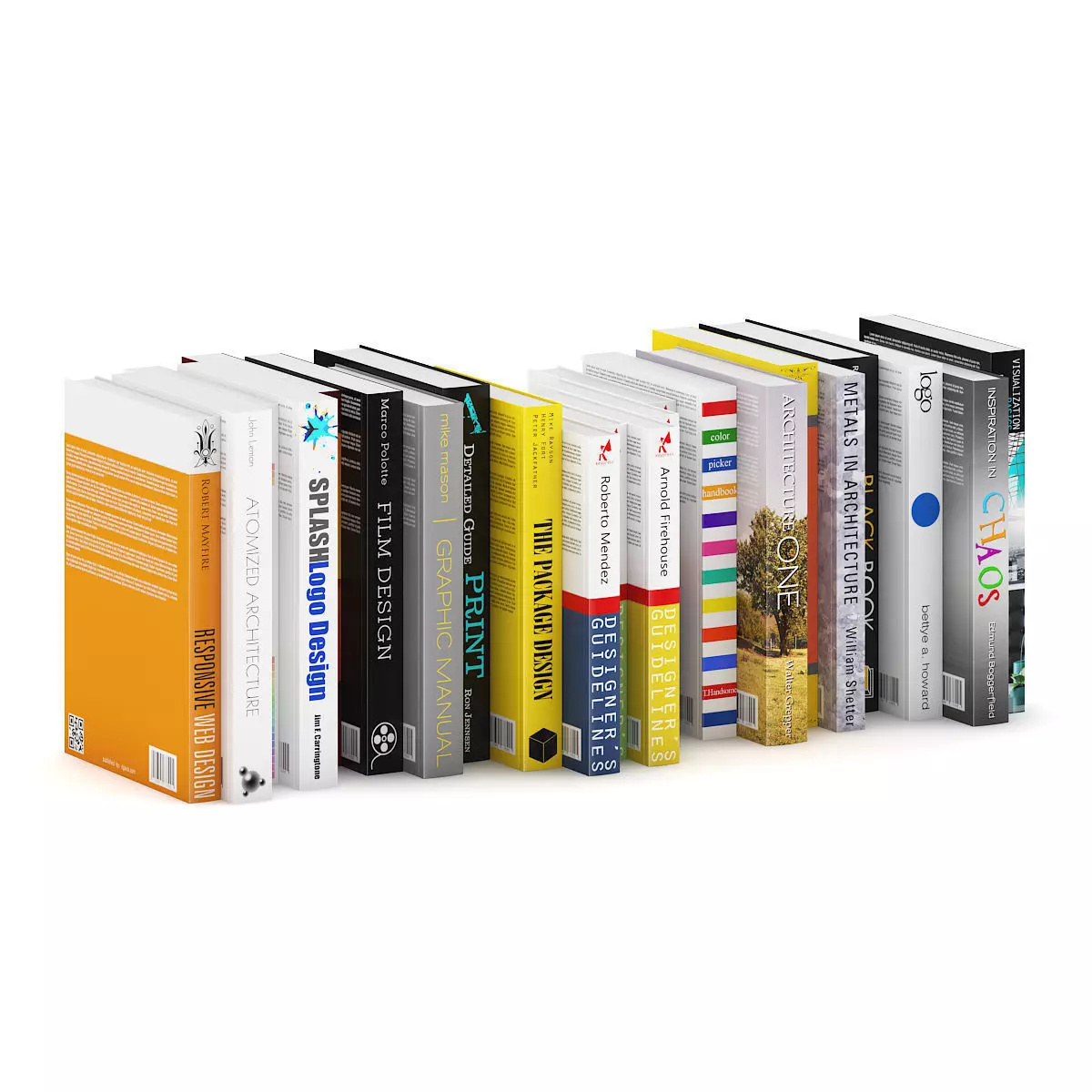 Architecture and Design Books 3 3D model_9