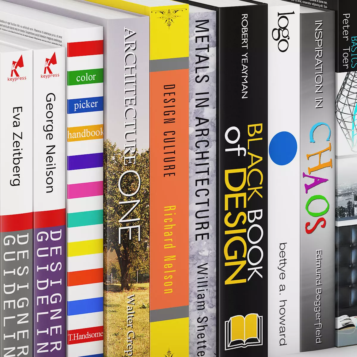 Architecture and Design Books 3 3D model_7
