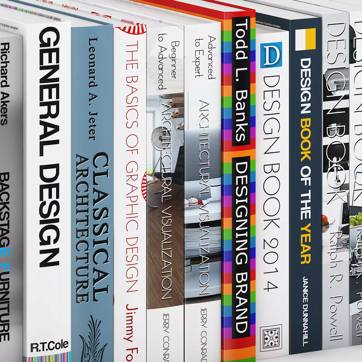 Architecture and Design Books 1 3D model_7