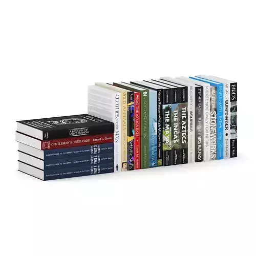 Guide Books 3 3D model Guide Books 3 3D model