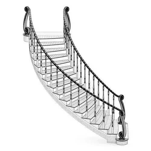 Marble Spiral Stairs