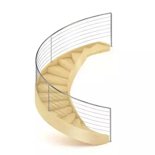 Wooden Spiral Stairs 8