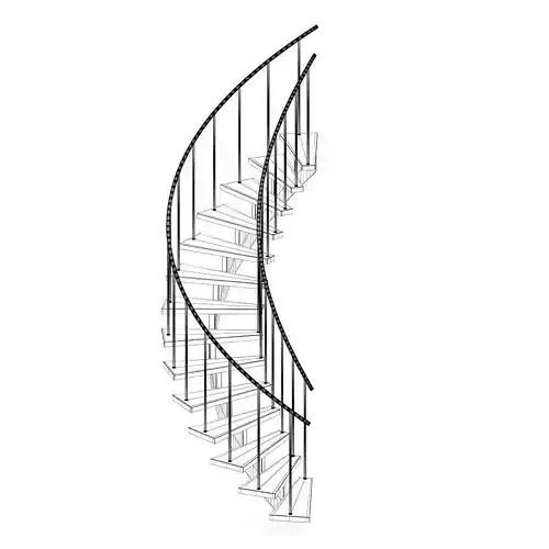 Concrete Spiral Stairs