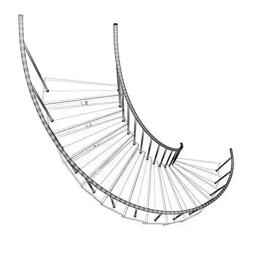 Concrete Spiral Stairs