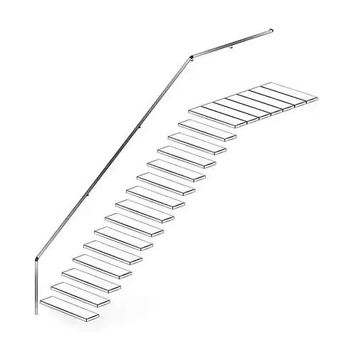 Black Metal Stairs 2