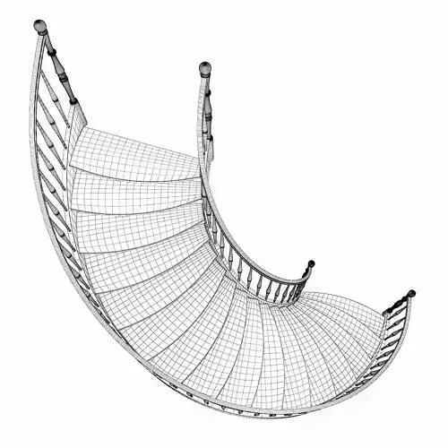 Wooden Spiral Stairs 6