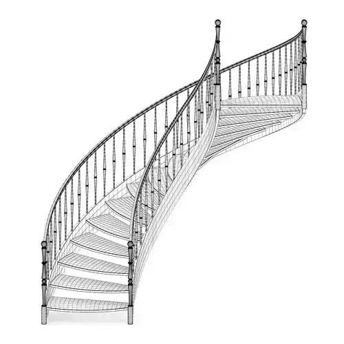 Wooden Spiral Stairs 6