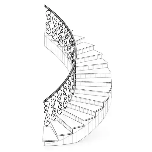 Wooden Spiral Stairs 7