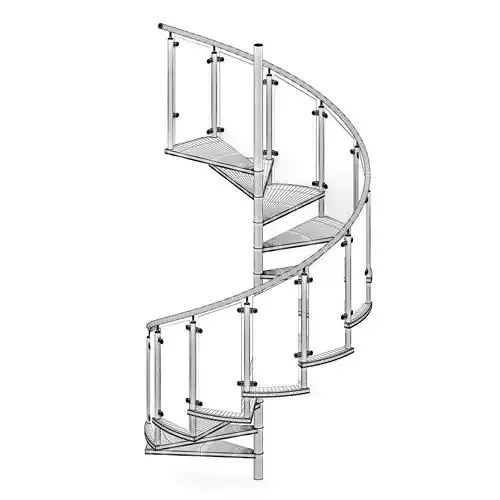 Wooden Spiral Stairs 4