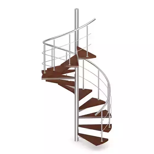 Wooden Spiral Stairs 3