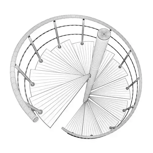 Wooden Spiral Stairs 3