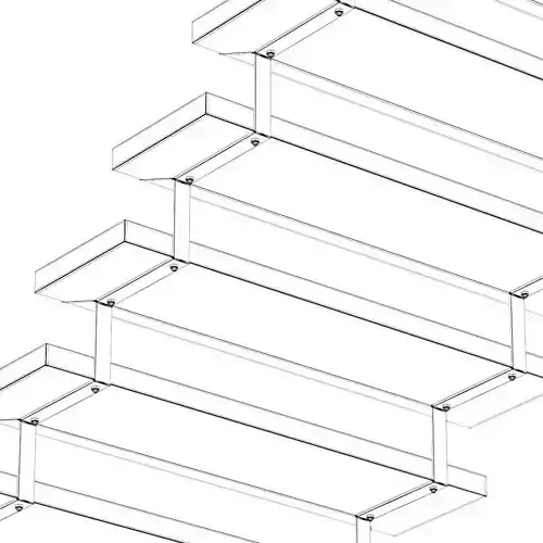 Black Metal Stairs 1