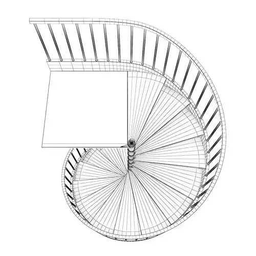 Wooden Spiral Stairs 1