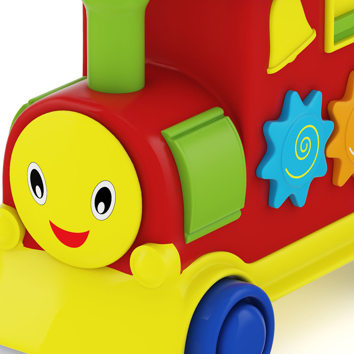Train Toy 3D model_4