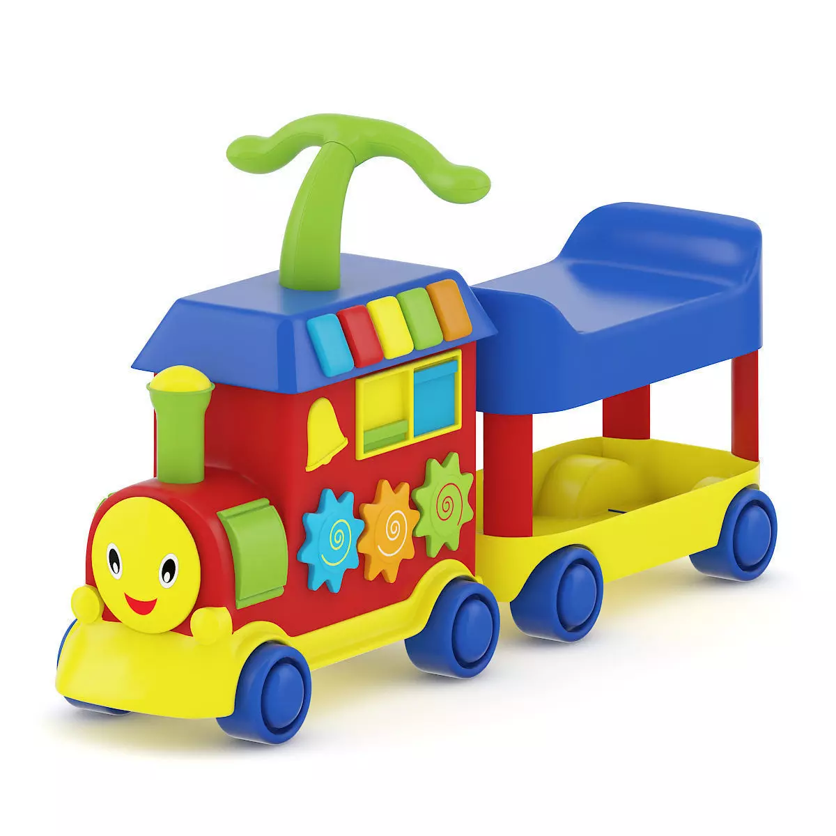 Train Toy 3D model_0