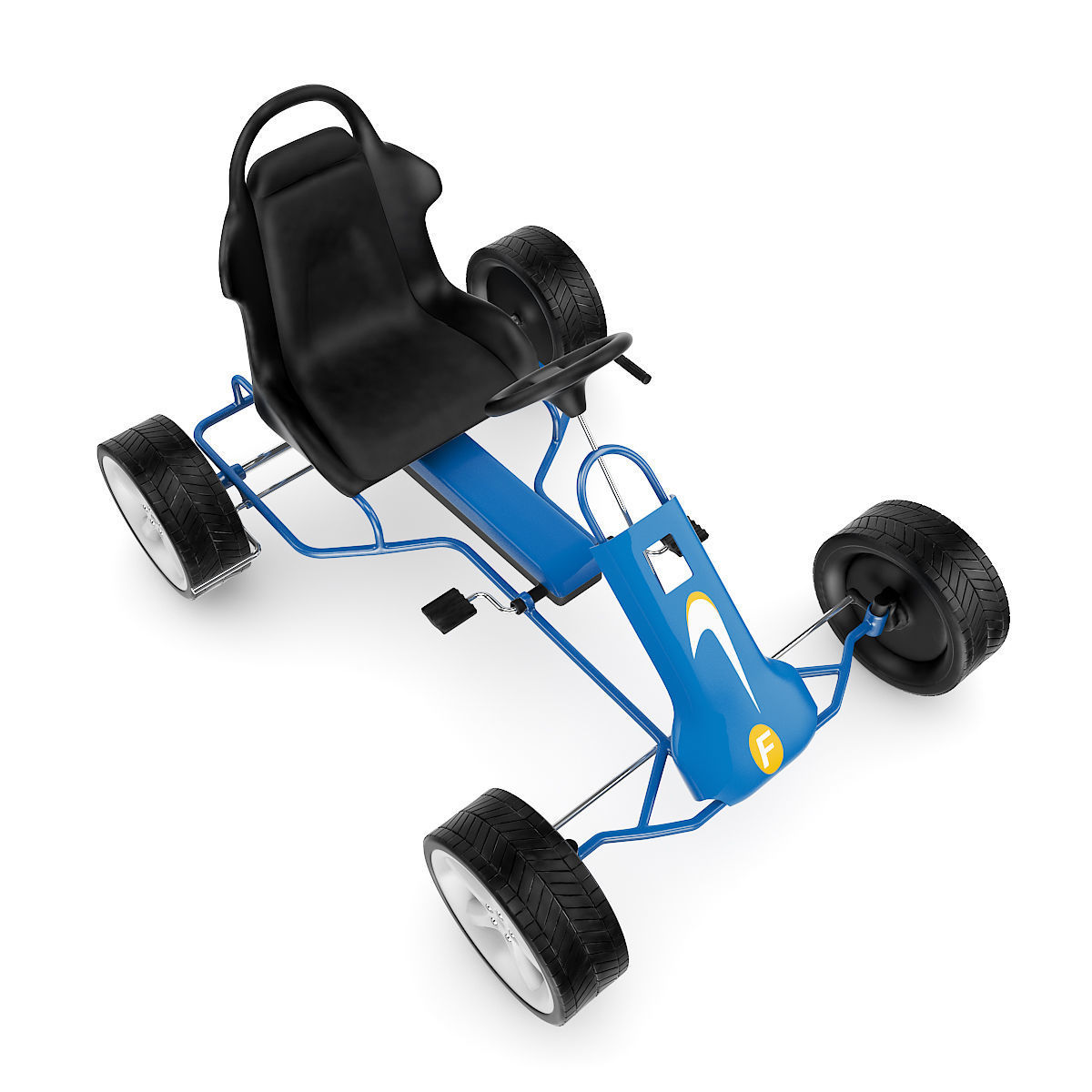 Pedal Car 3D model_2